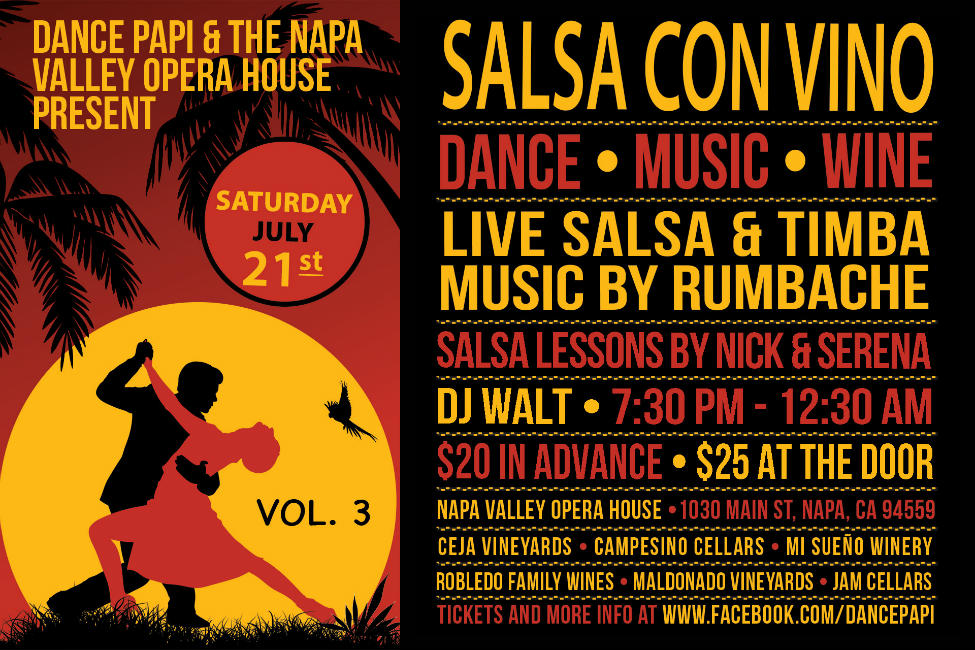Salsa Con Vino (Vol. 3): July 21st, 2018